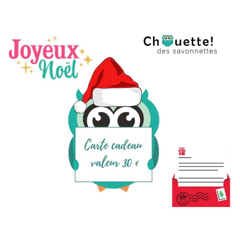 Carte Cadeau Nöel 30 €